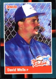 1988 Donruss Rookies Baseball Cards    026      David Wells